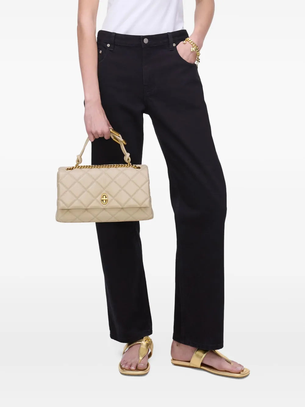 Marc Jacobs The Quilted Dual Convertible Shoulder Bag — Same as shown — Size One Size — Back View