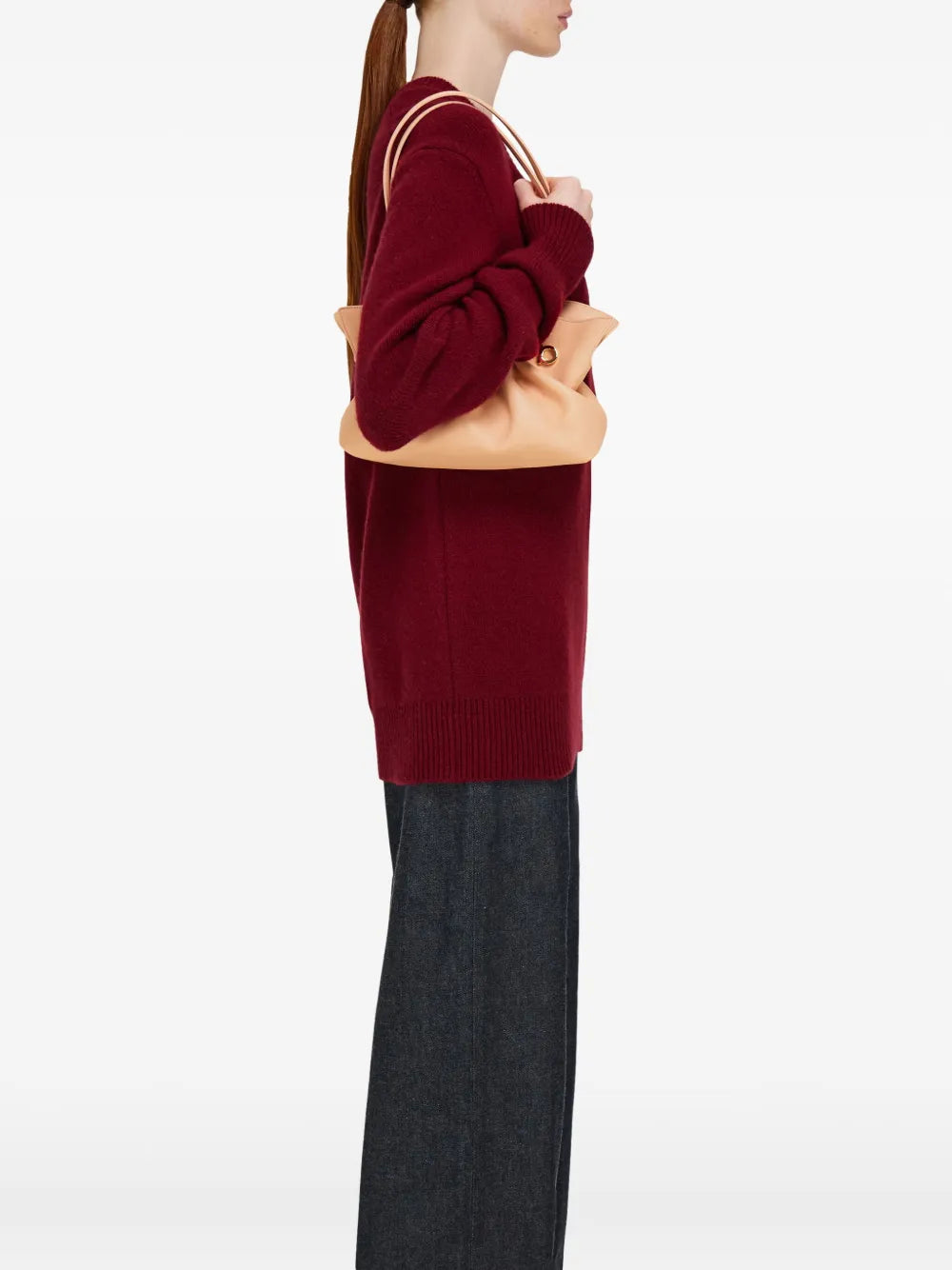 Ferragamo Small Soft Shoulder Bag — Same as shown — Size One Size — Back View