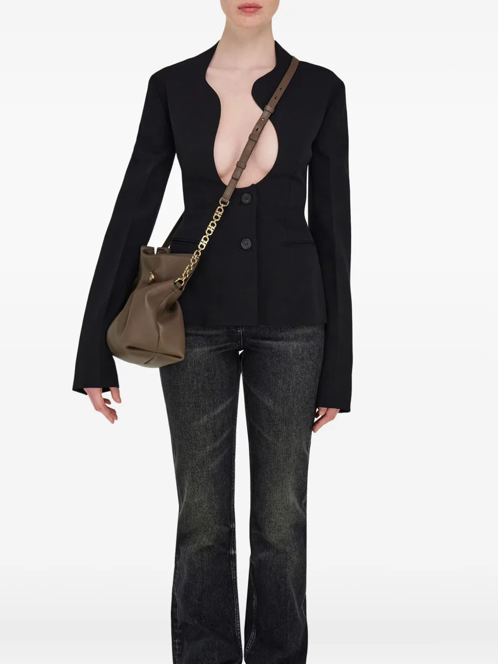 Ferragamo Medium Soft Shoulder Bag — Same as shown — Size One Size — Side View