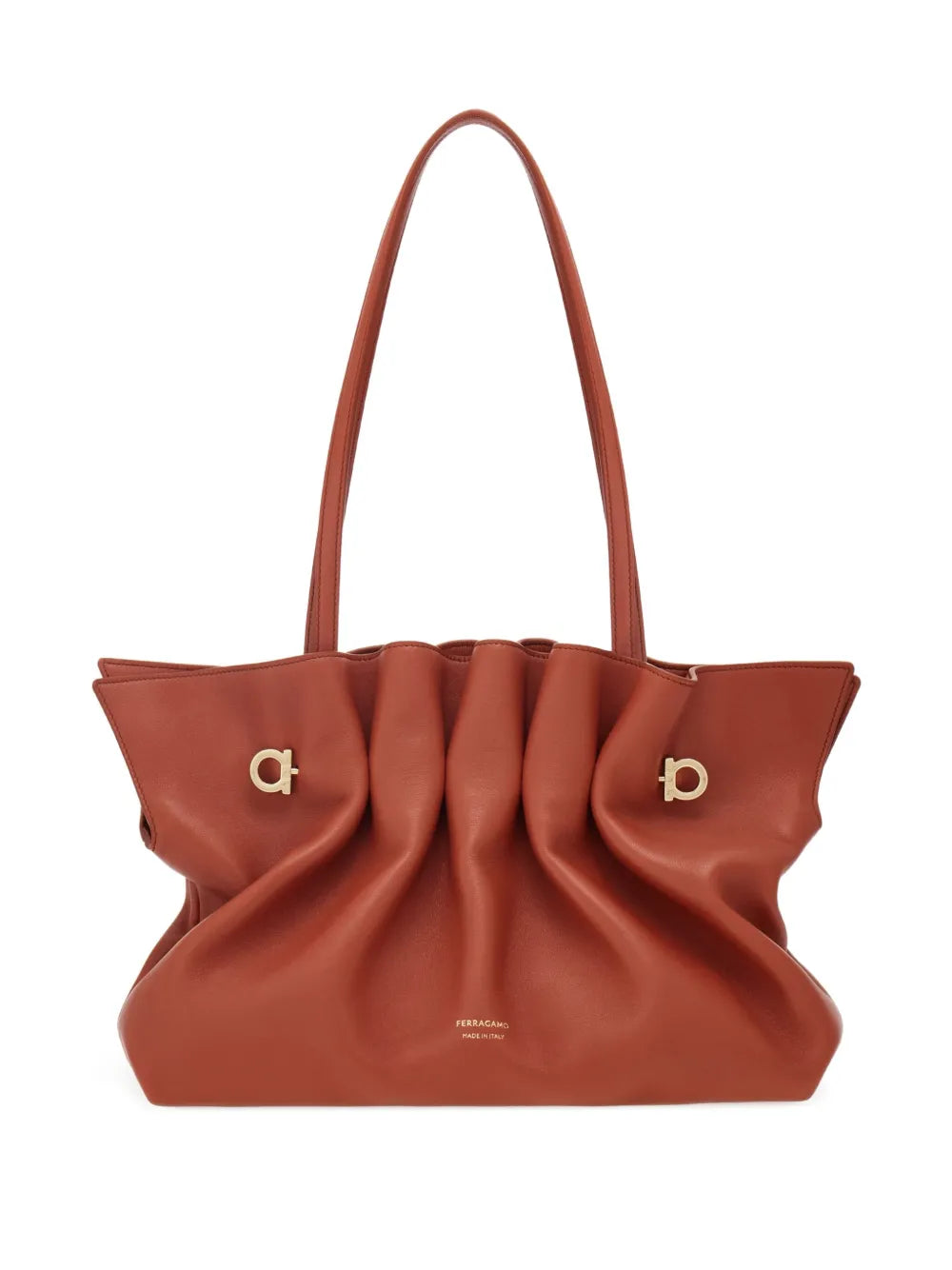 Ferragamo Medium Soft Shoulder Bag — Same as shown — Size One Size — Front View