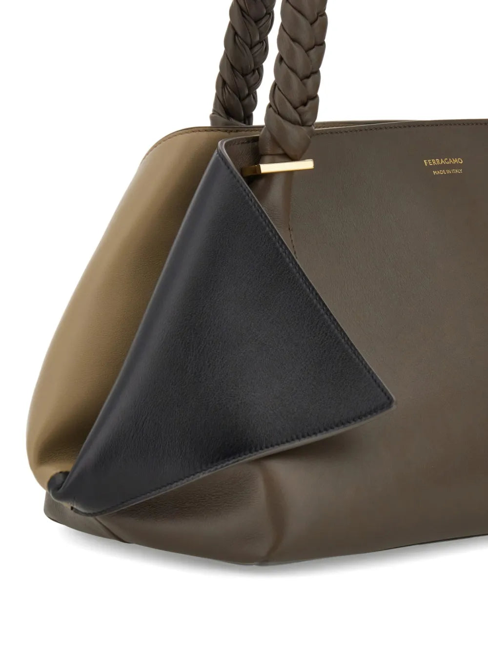 Ferragamo L Leather Shoulder Bag — Same as shown — Size One Size — Lifestyle View
