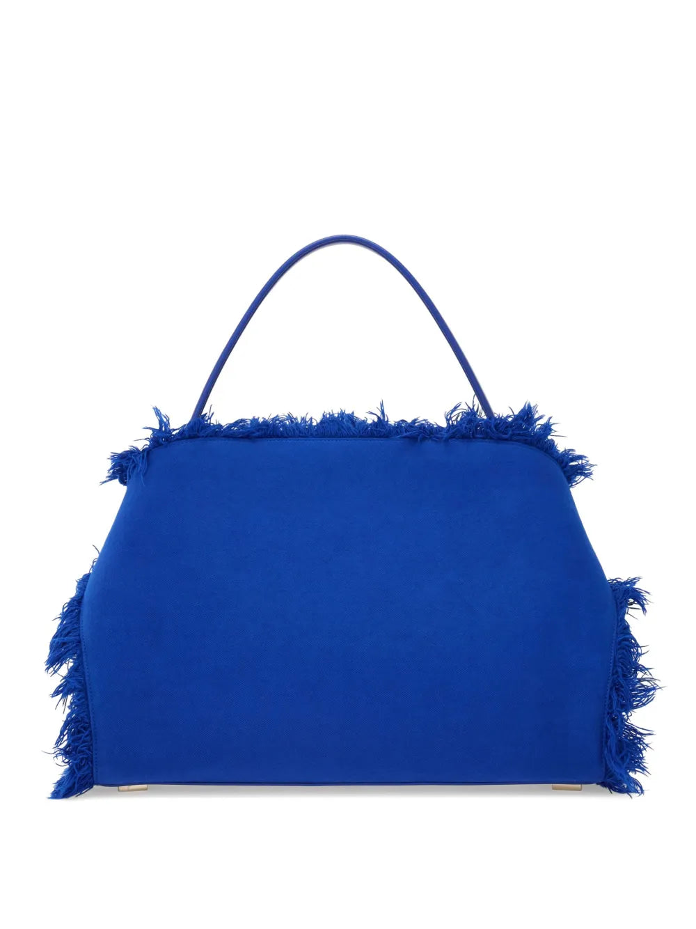 Ferragamo Large Hug Fringe Detail Shoulder Bag — Same as shown — Size One Size — Side View