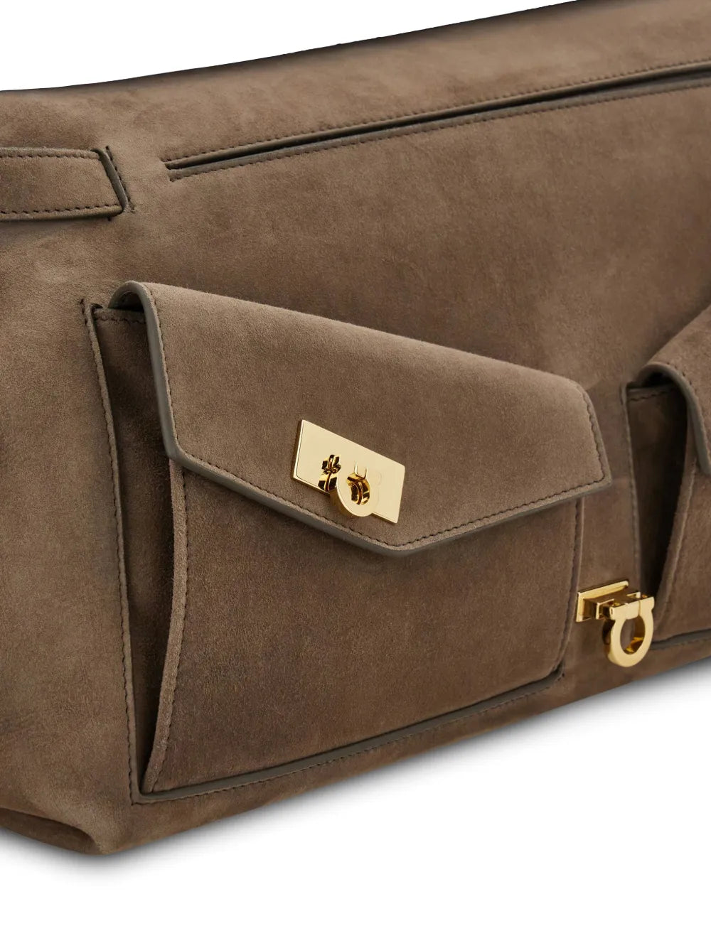Ferragamo Large Hug Clutch Bag — Same as shown — Size One Size — Detail View
