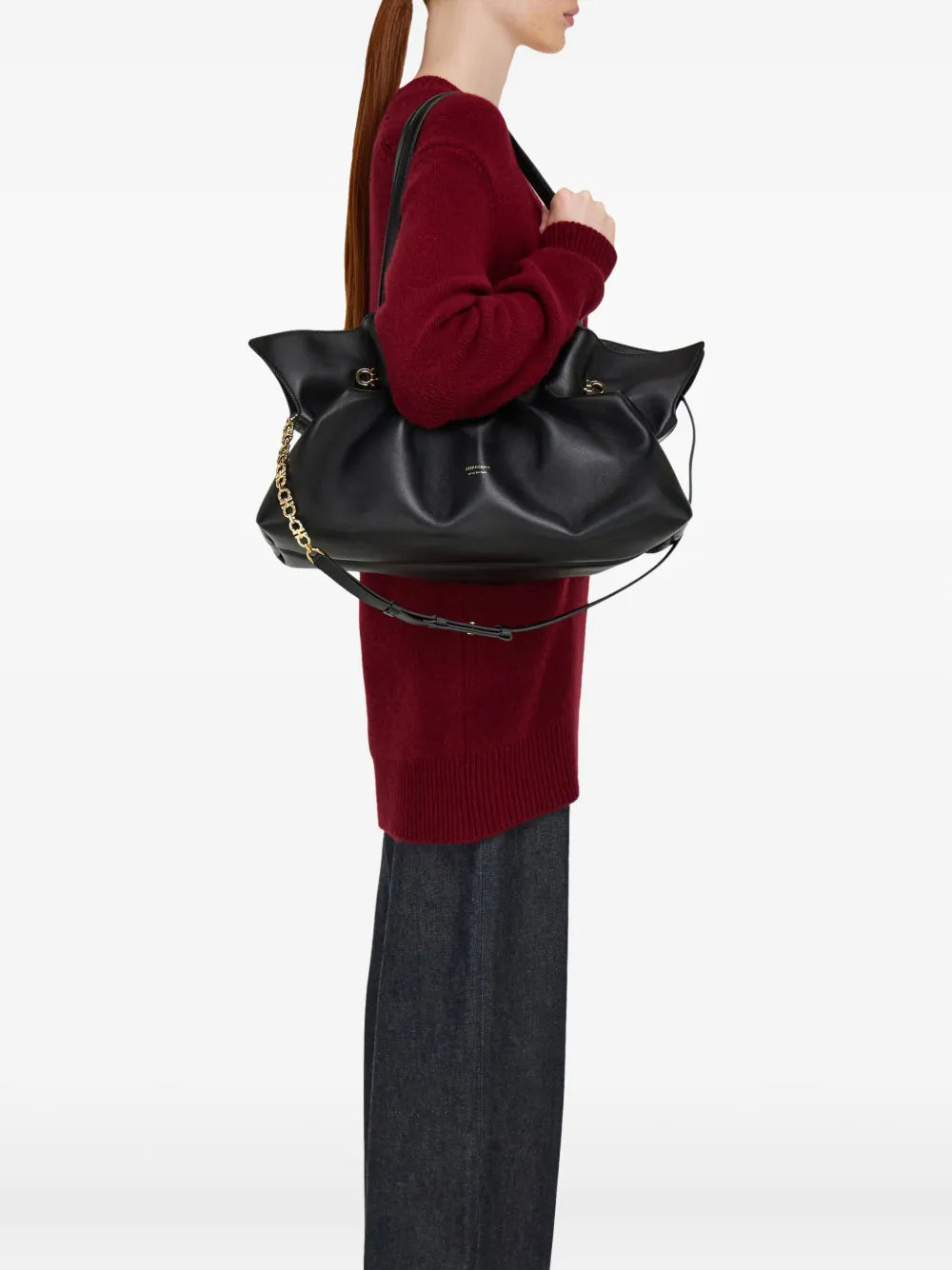 Ferragamo Large Soft Shoulder Bag — Same as shown — Size One Size — Back View