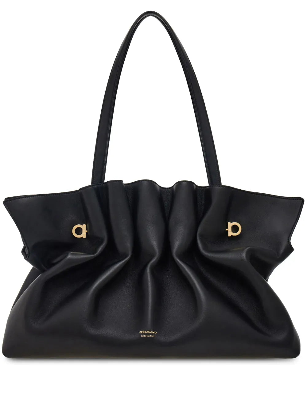 Ferragamo Large Soft Shoulder Bag — Same as shown — Size One Size — Front View