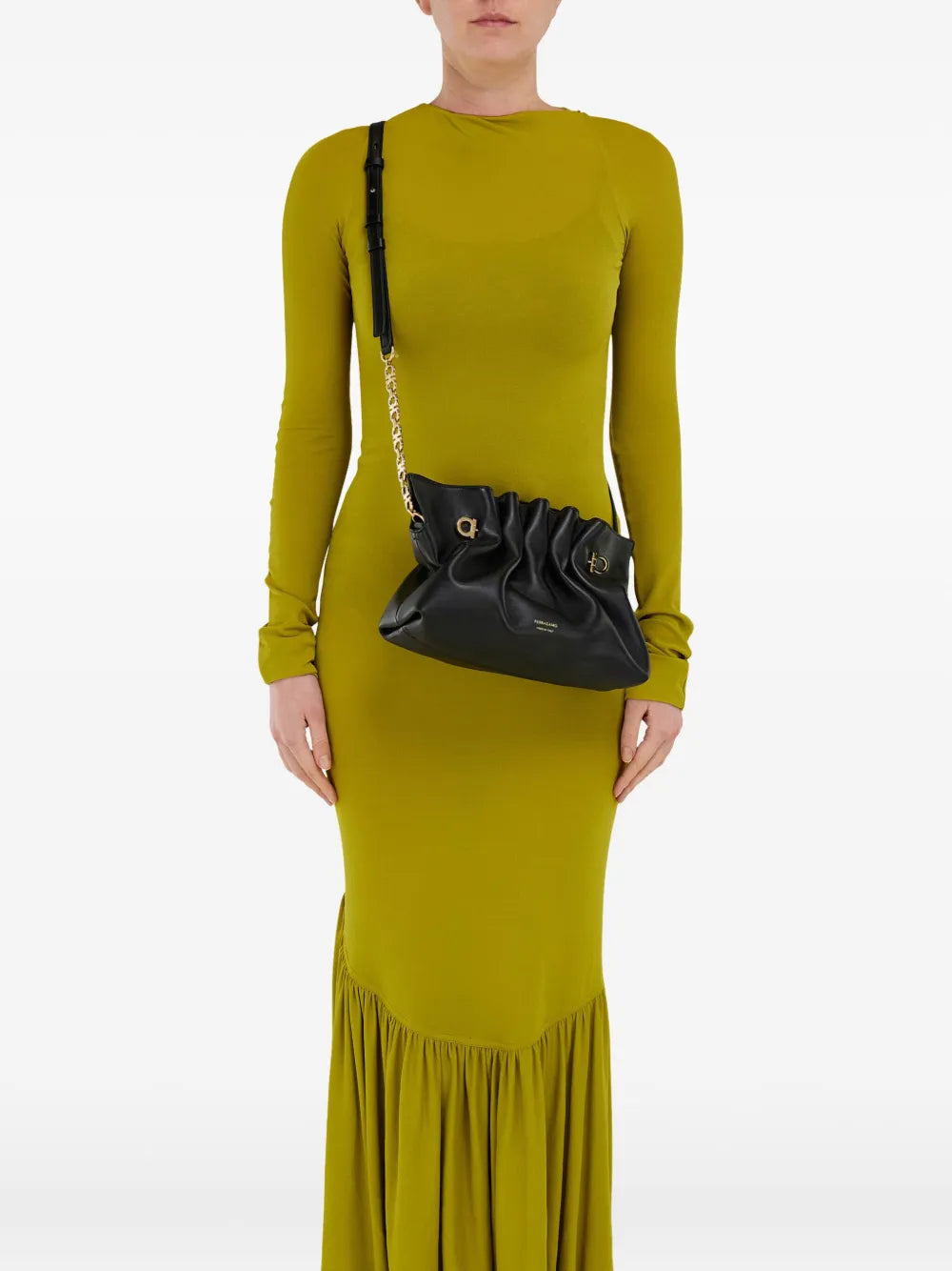 Ferragamo Small Soft Shoulder Bag — Same as shown — Size One Size — Side View