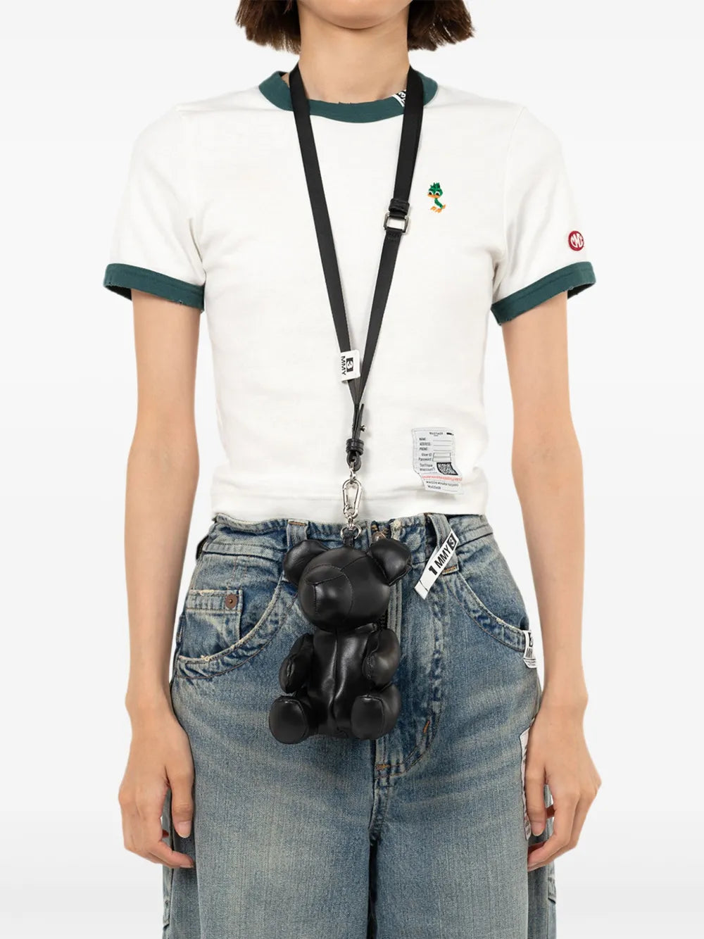 Maison Mihara Yasuhiro Bear Mini Shoulder Bag — Same as shown — Size One Size — Side View