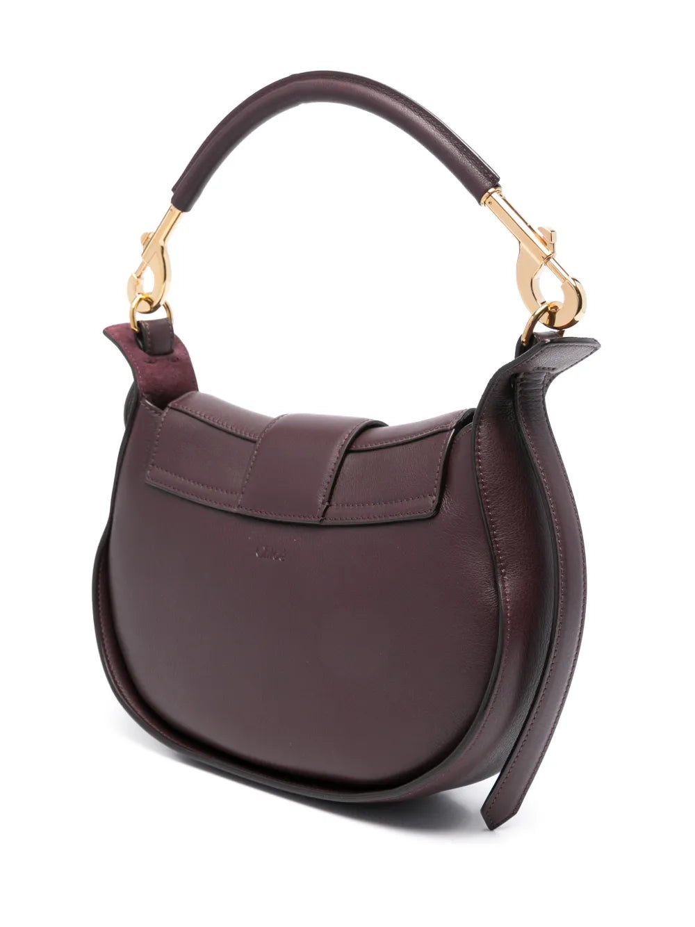 Chloe Leather Shoulder Bag — Same as shown — Size One Size — Back View