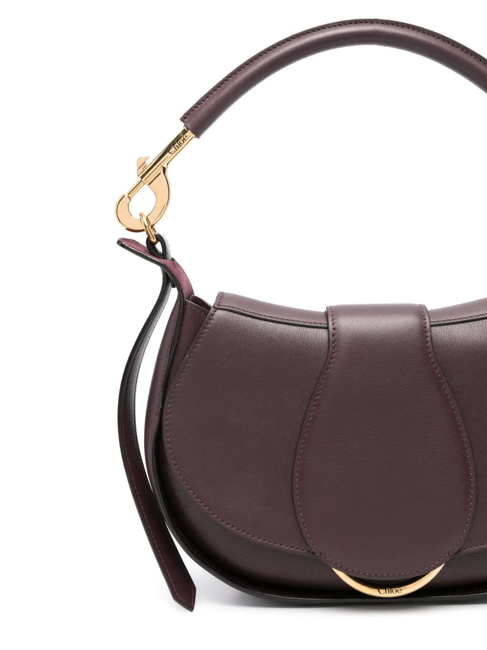 Chloe Leather Shoulder Bag — Same as shown — Size One Size — Top View