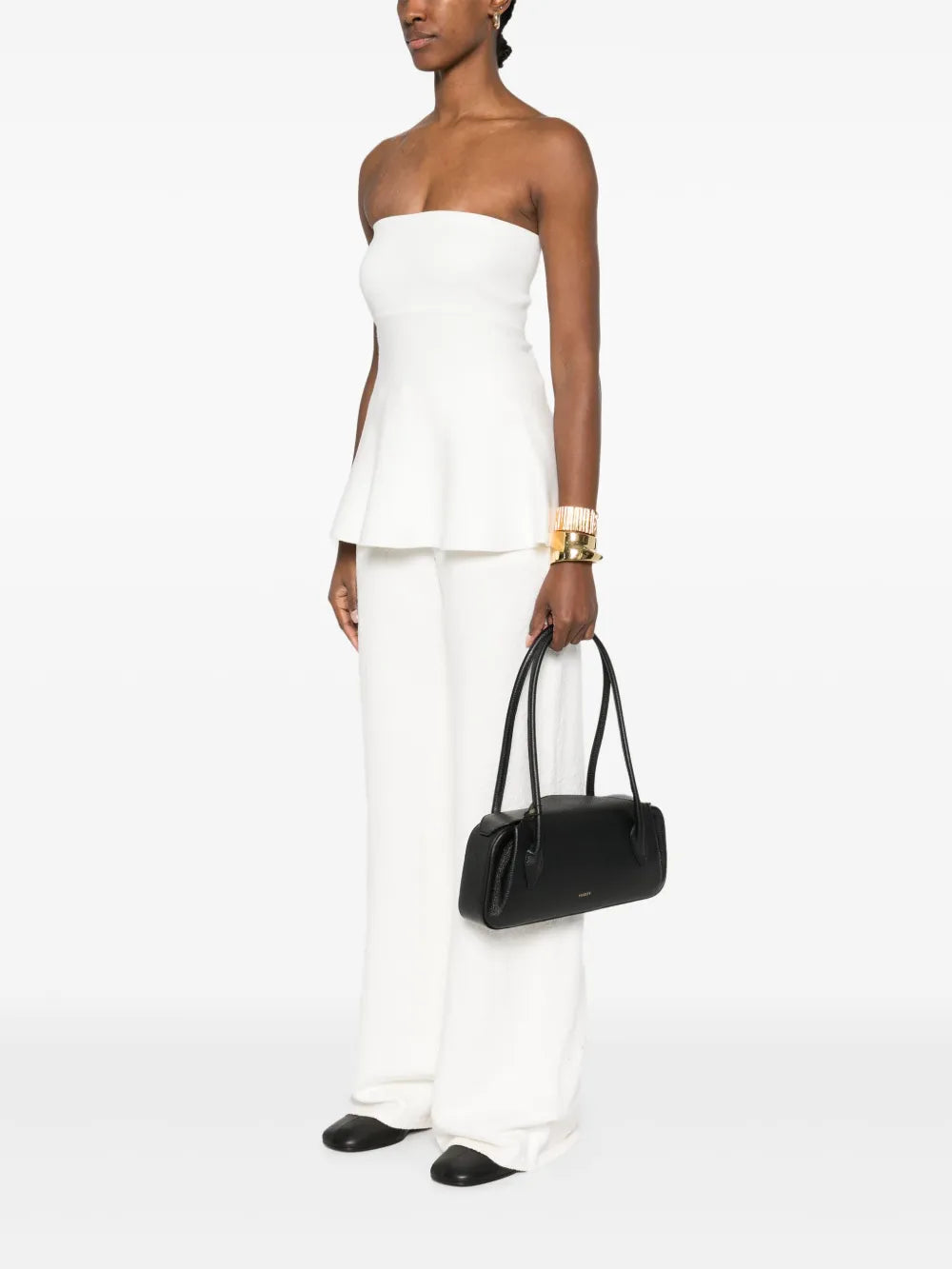 Yuzefi Oyster Shoulder Bag — Same as shown — Size One Size — Side View