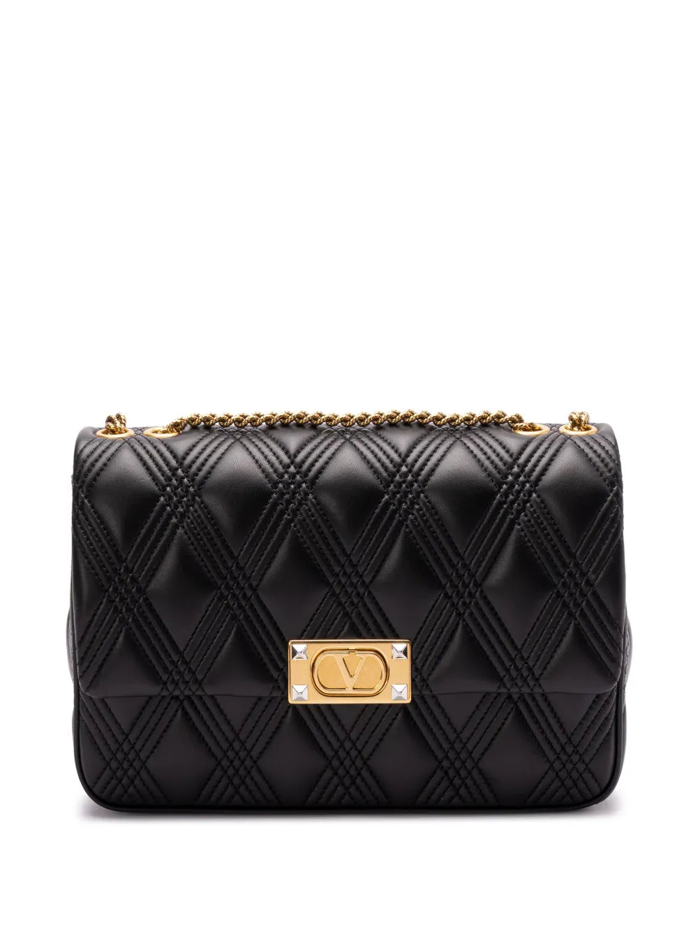 Valentino Garavani Leather Shoulder Bag — Same as shown — Size One Size — Front View