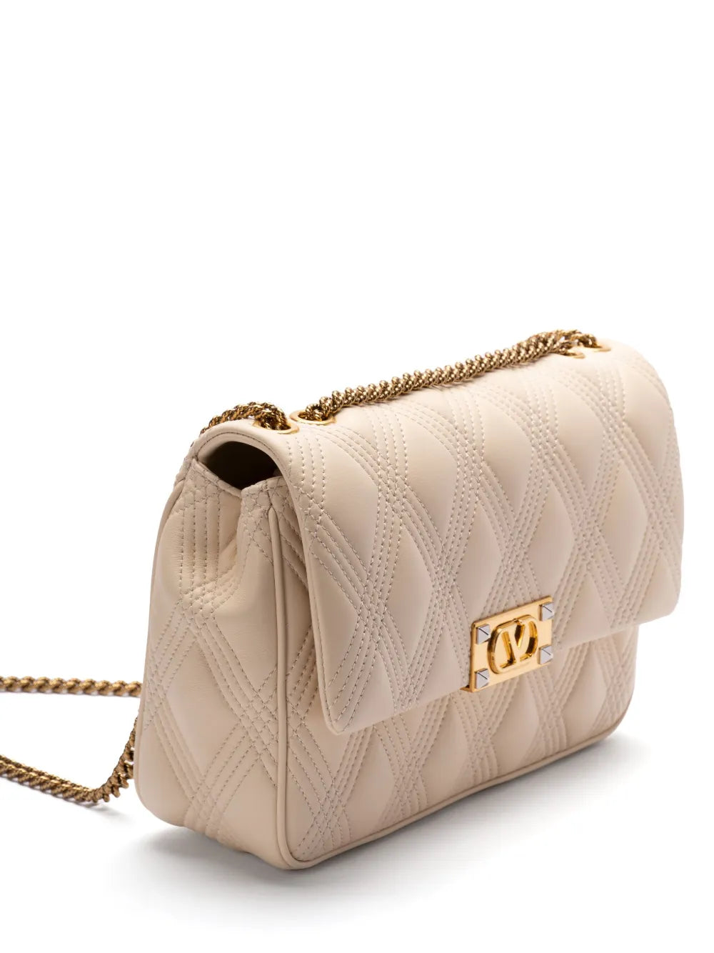 Valentino Garavani Leather Shoulder Bag — Same as shown — Size One Size — Back View