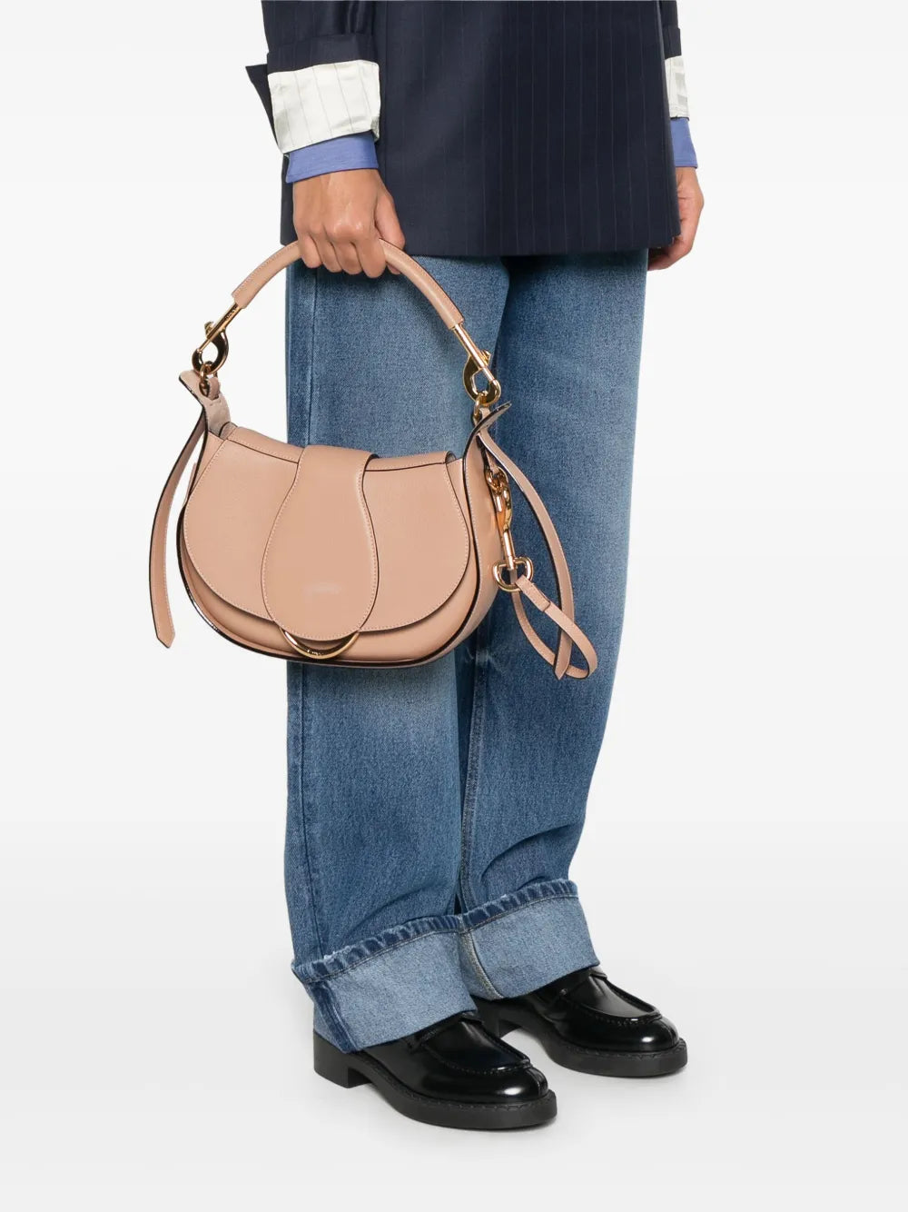 Chloe Medium Ride Shoulder Bag — Same as shown — Size One Size — Side View