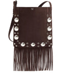 Valentino Garavani Nellcote Suede Shoulder Bag — Same as shown — Size One Size — Front View