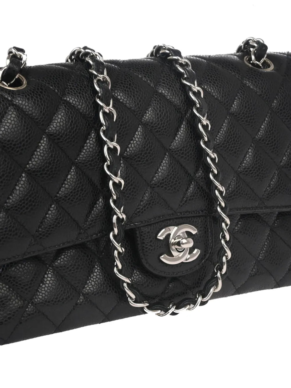 Chanel Pre Owned 2014 Medium Double Flap Shoulder Bag — Same as shown — Size One Size — Back View