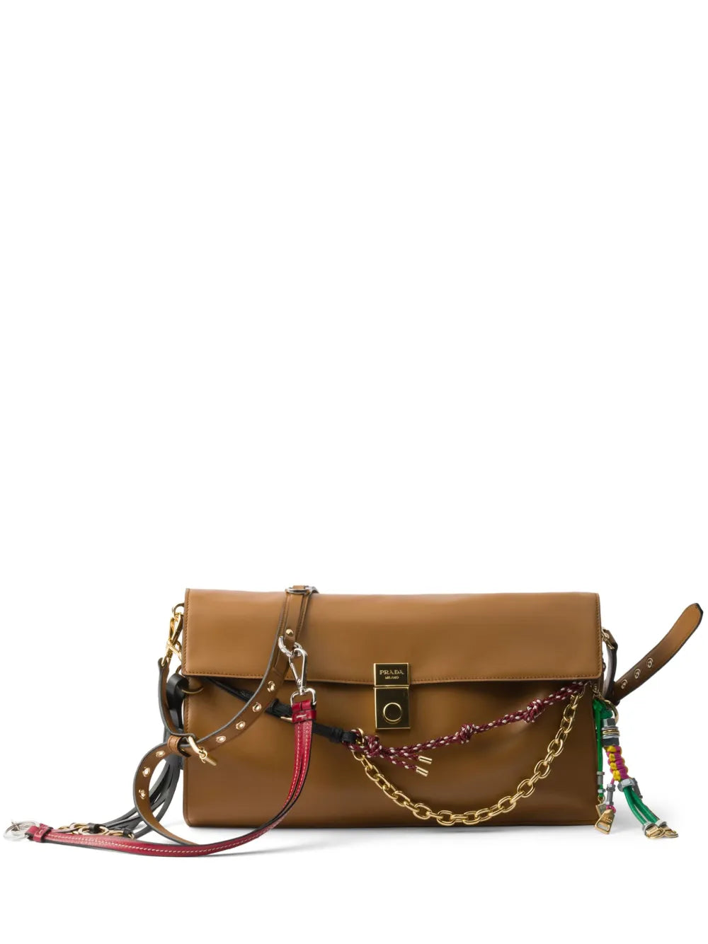 Prada Large Soft Sound Shoulder Bag — Same as shown — Size One Size — Front View