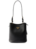 Prada Medium Leather Shoulder Bag — Same as shown — Size One Size — Front View