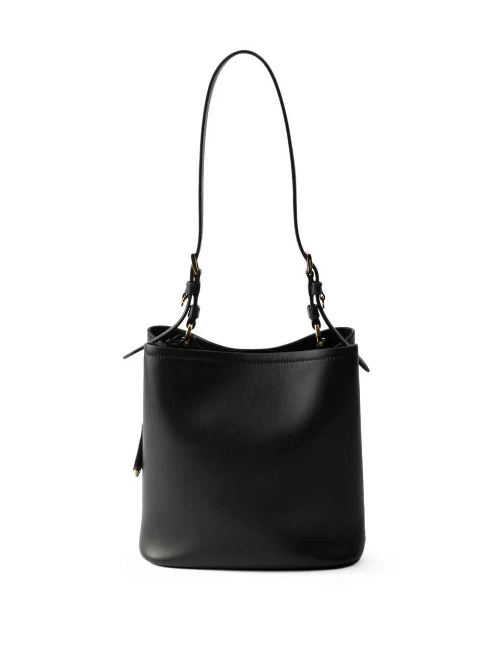 Prada Medium Leather Shoulder Bag — Same as shown — Size One Size — Side View