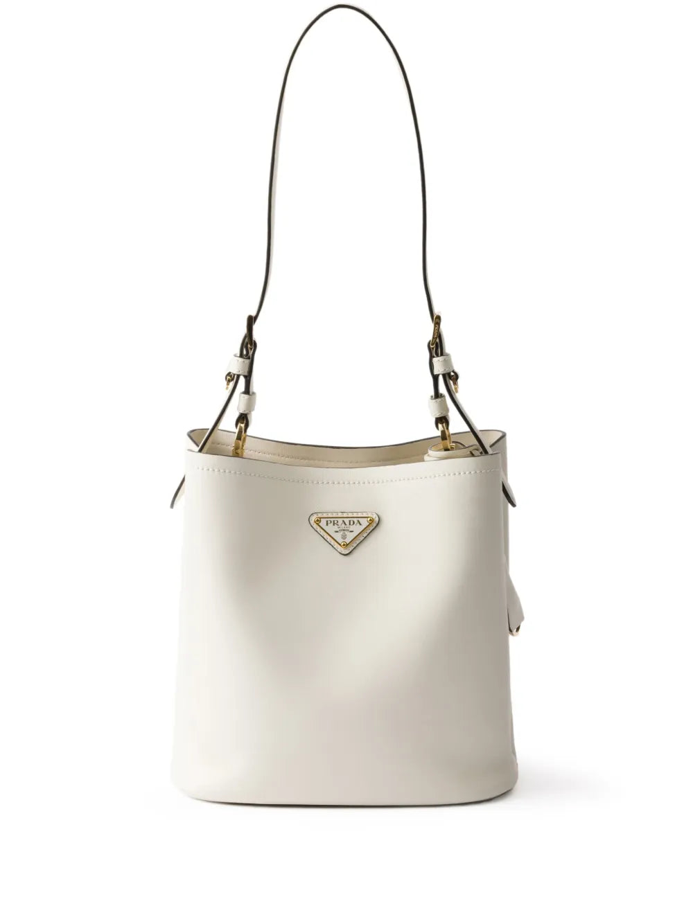 Prada Medium Spazzolato Bucket Bag — Same as shown — Size One Size — Front View