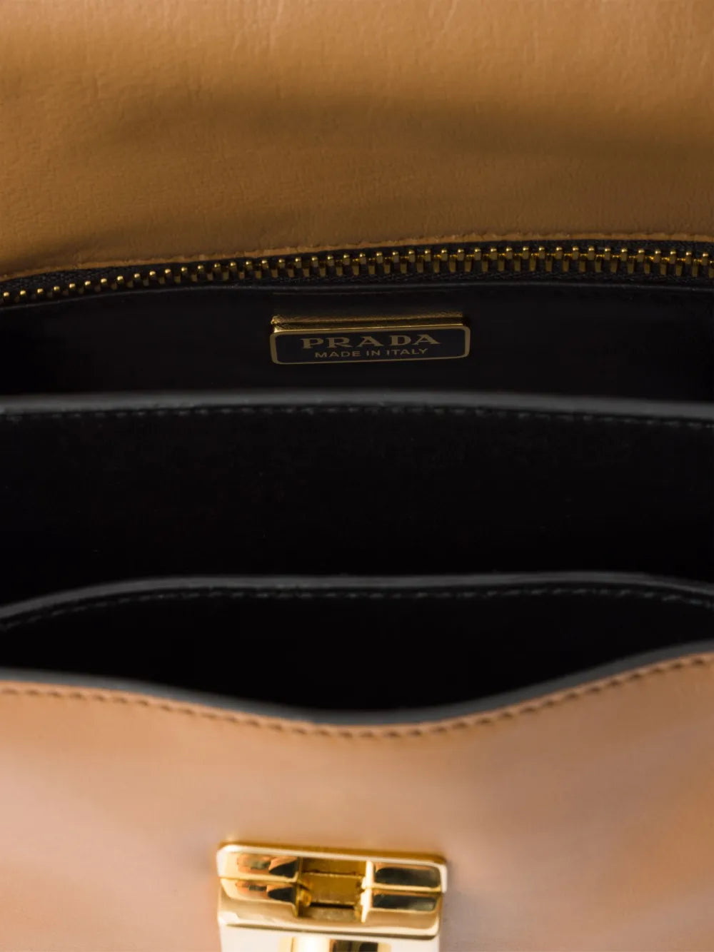 Prada Small Soft Sound Leather Shoulder Bag — Same as shown — Size One Size — Detail View