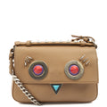 Fendi Cross Body Demi Jour in Pink, Leather — Front View