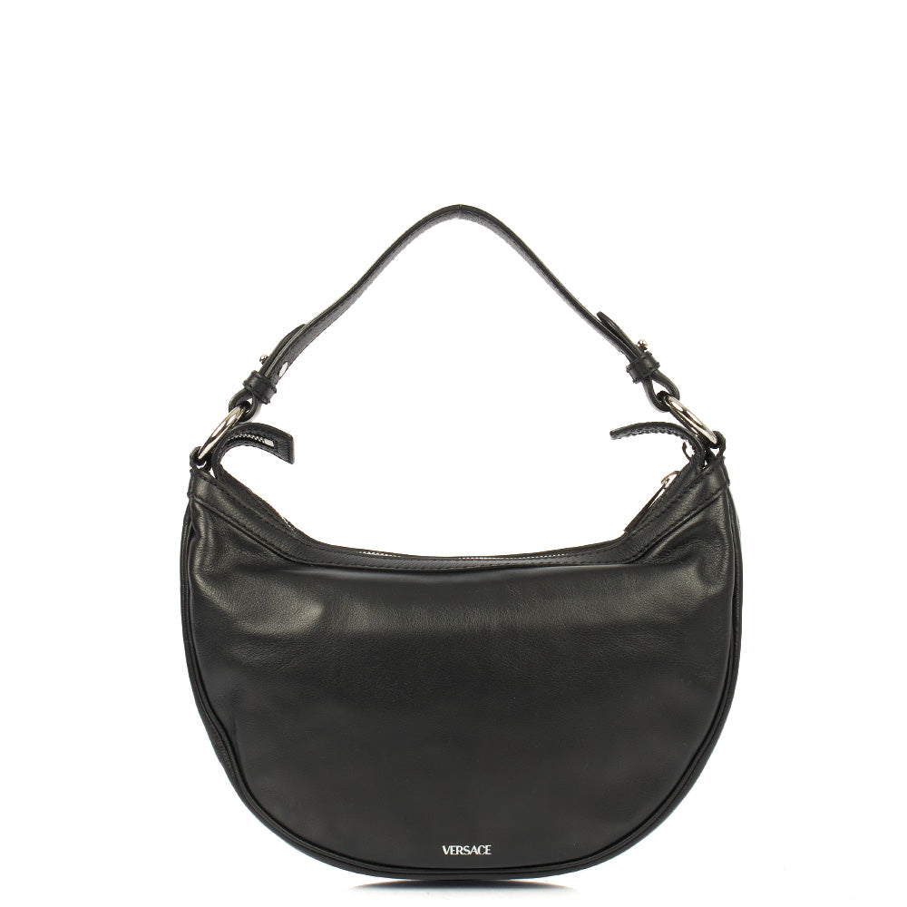 Versace Shoulder Bag Biker Hobo in Black, Leather — Alternate View 17