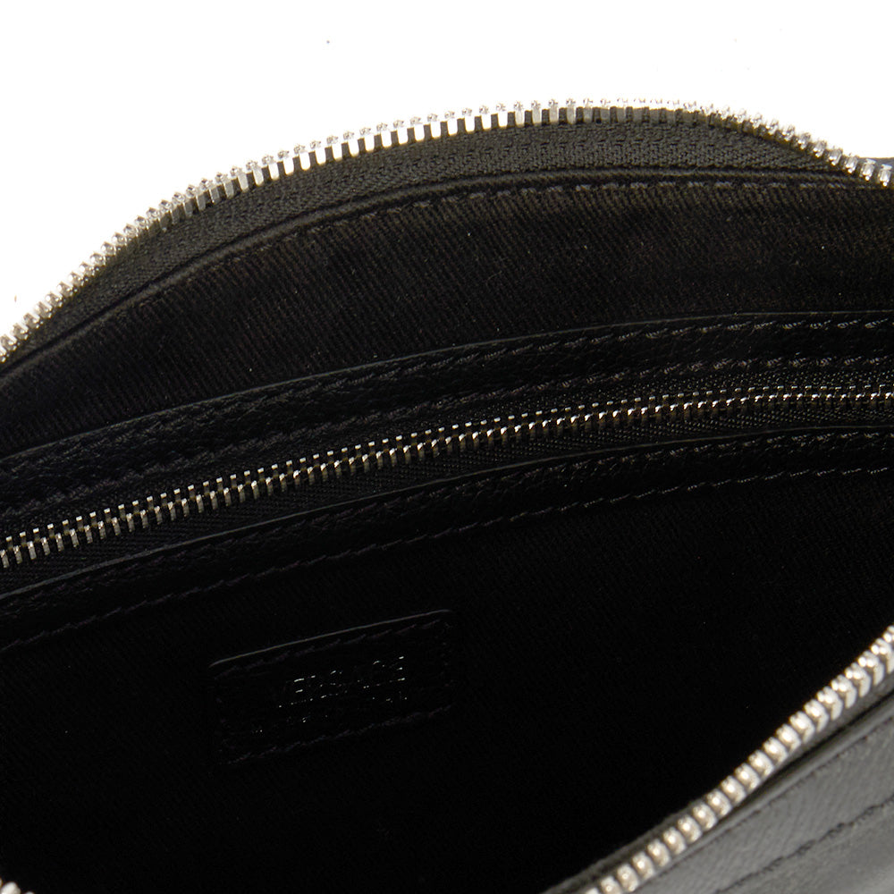 Versace Shoulder Bag Biker Hobo in Black, Leather — Alternate View 7