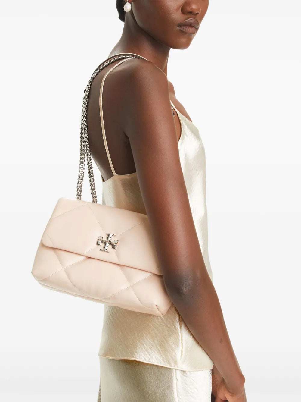 Tory Burch Small Kira Diamond Convertible Shoulder Bag — Same as shown — Size One Size — Back View