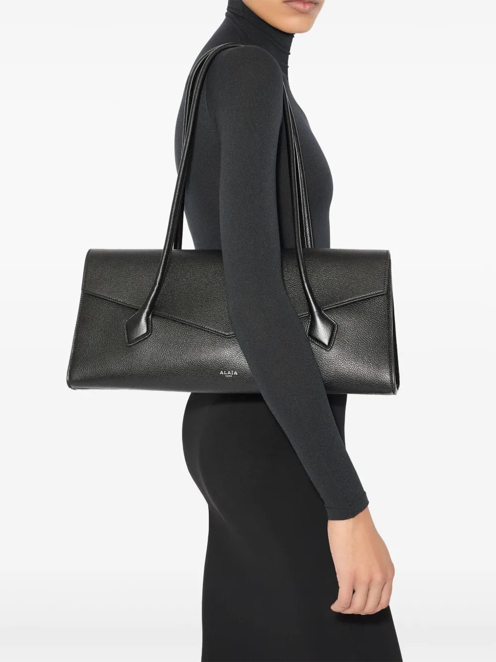 Alaia Le Teckel Flap Tote Bag — Same as shown — Size One Size — Side View