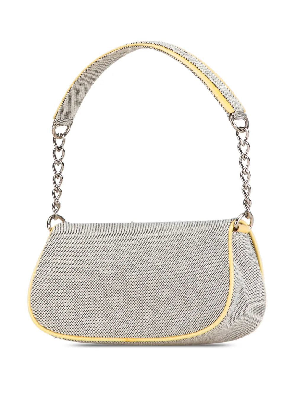 Chanel Pre Owned 2005 2006 Canvas Camellia Cc No 5 Shoulder Bag — Same as shown — Size One Size — Back View