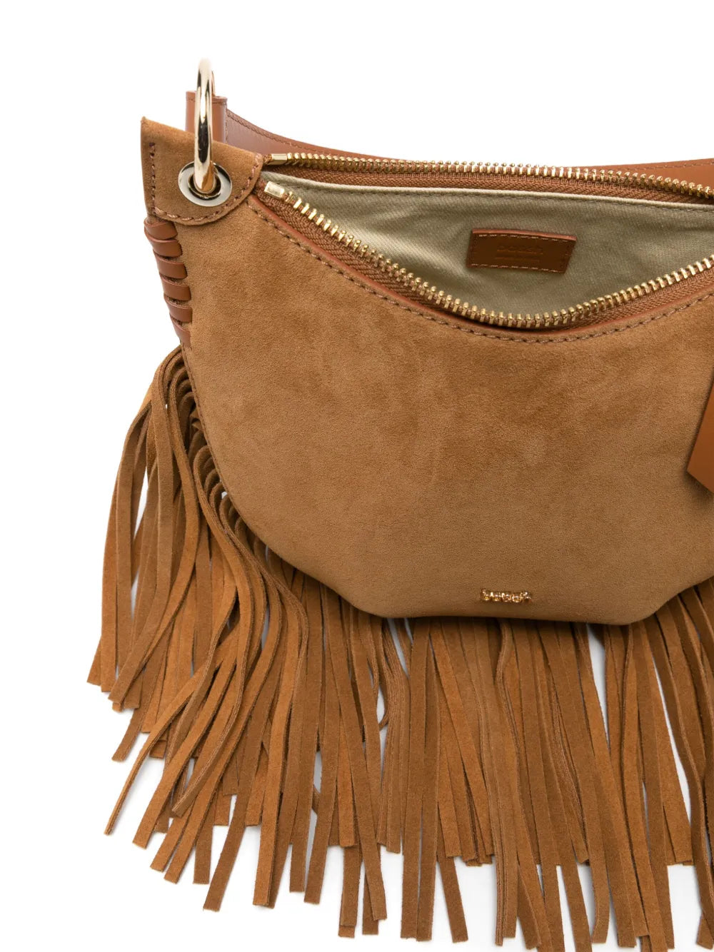 Bash Franges Suede Shoulder Bag — Same as shown — Size One Size — Top View