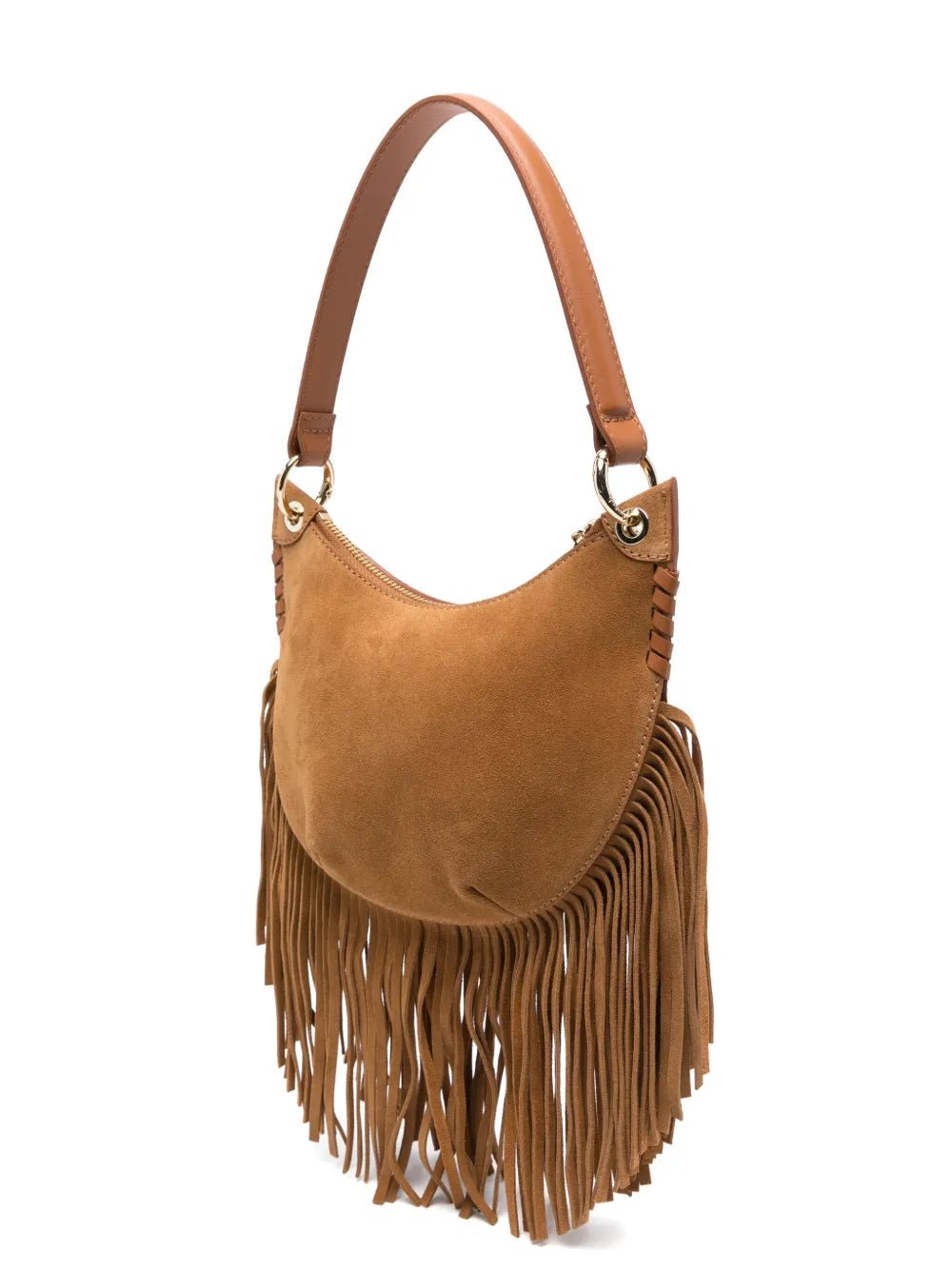 Bash Franges Suede Shoulder Bag — Same as shown — Size One Size — Side View