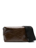 Uma Wang Medium Leather Shoulder Bag — Same as shown — Size One Size — Front View