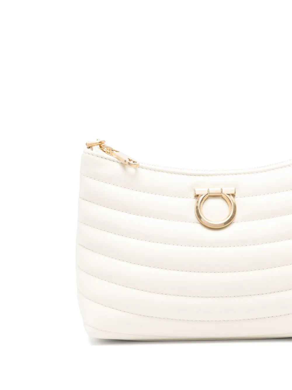 Ferragamo Gancini Plaque Shoulder Bag — Same as shown — Size One Size — Top View