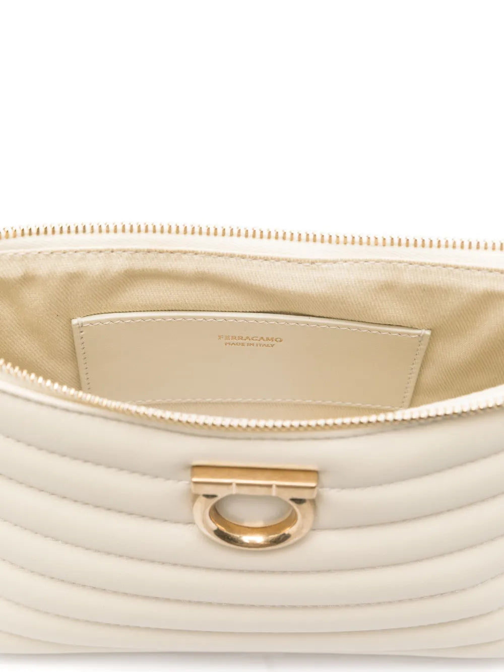 Ferragamo Gancini Plaque Shoulder Bag — Same as shown — Size One Size — Detail View