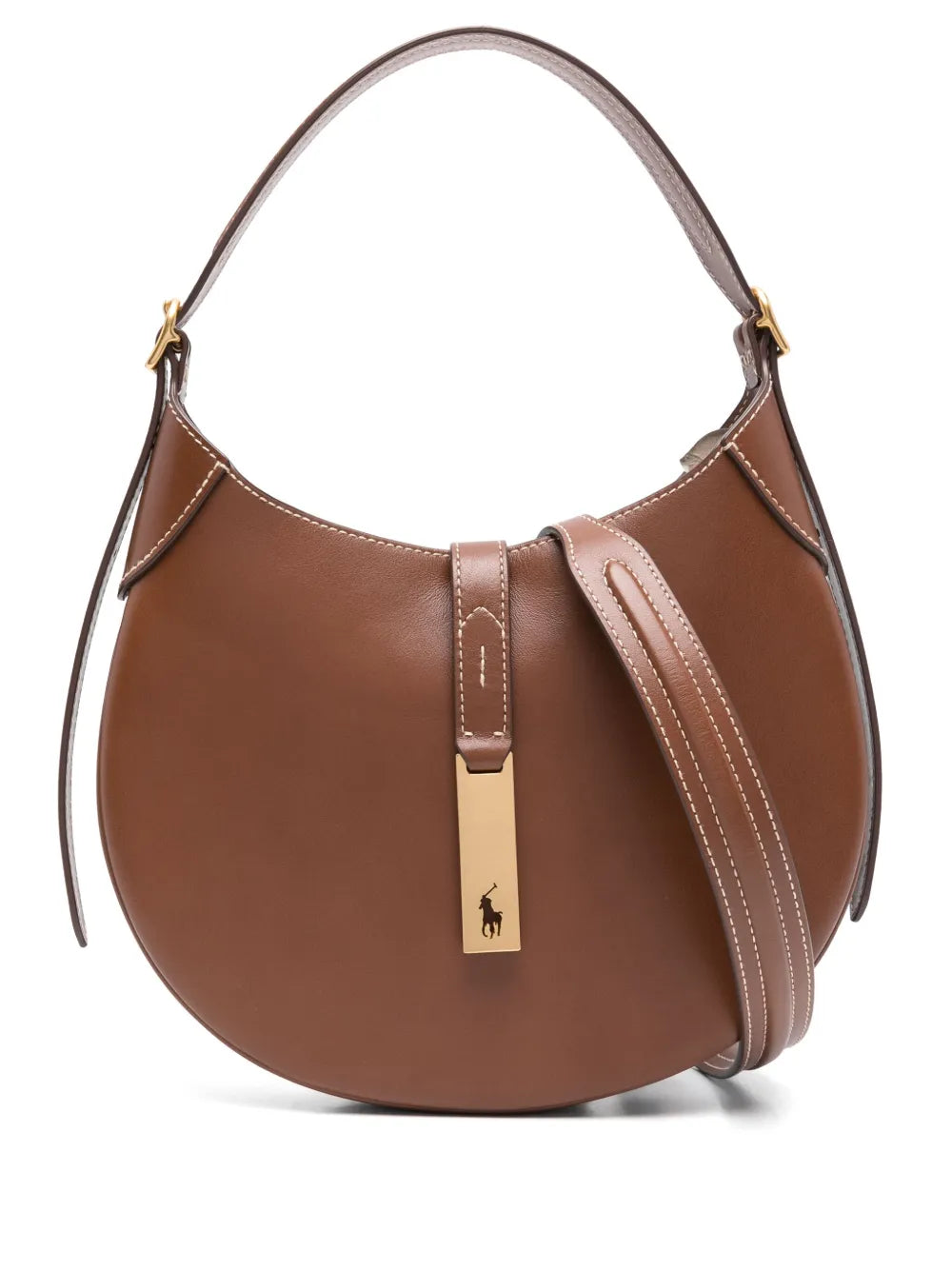 Polo Ralph Lauren Small Polo Id Shoulder Bag — Same as shown — Size One Size — Front View