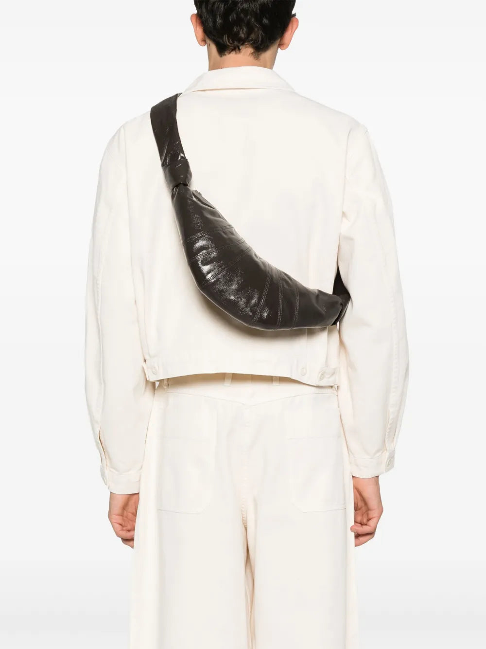Lemaire Small Croissant Shoulder Bag — Same as shown — Size One Size — Side View