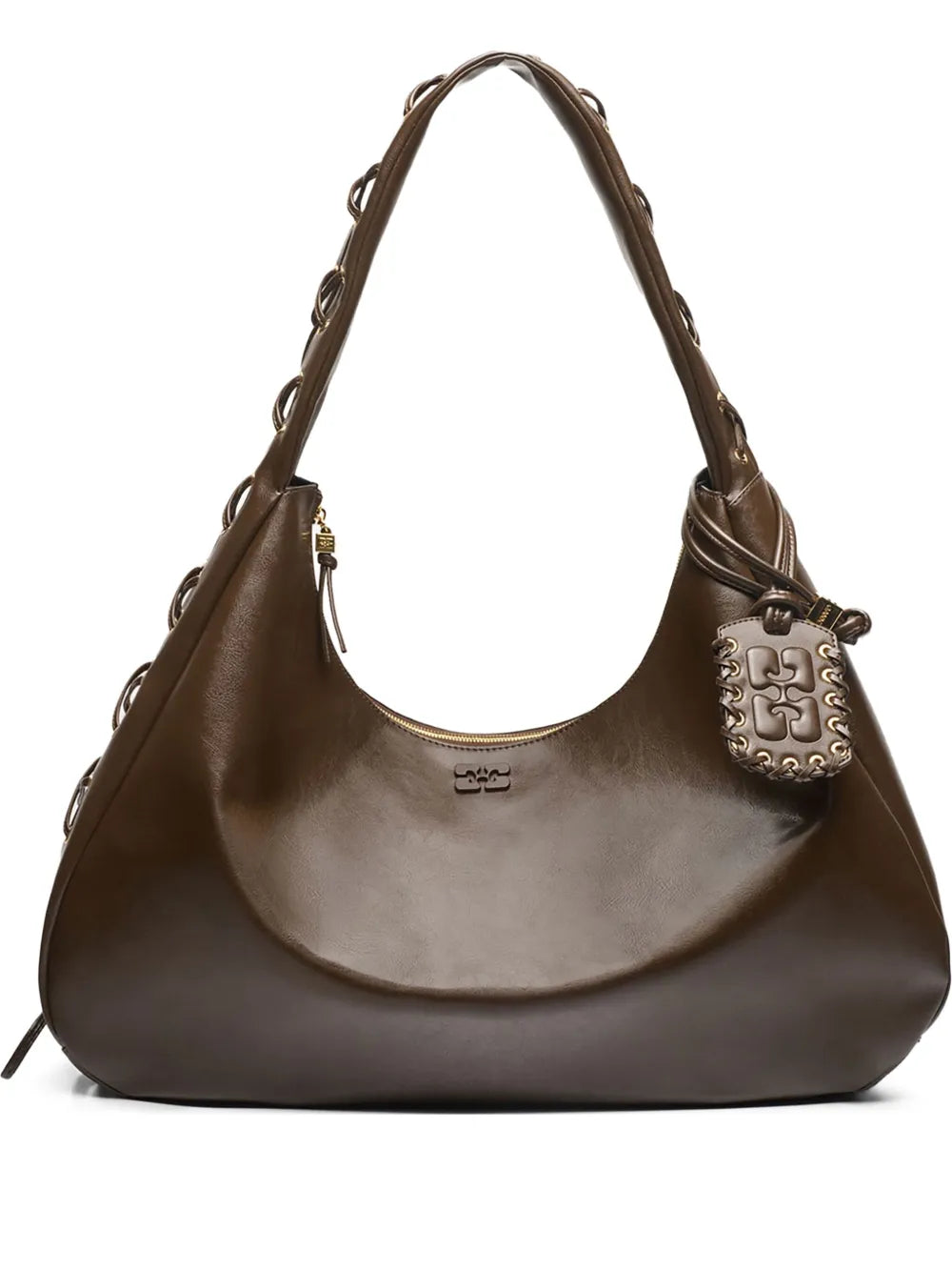 Ganni Large Hobo Bag — Same as shown — Size One Size — Front View