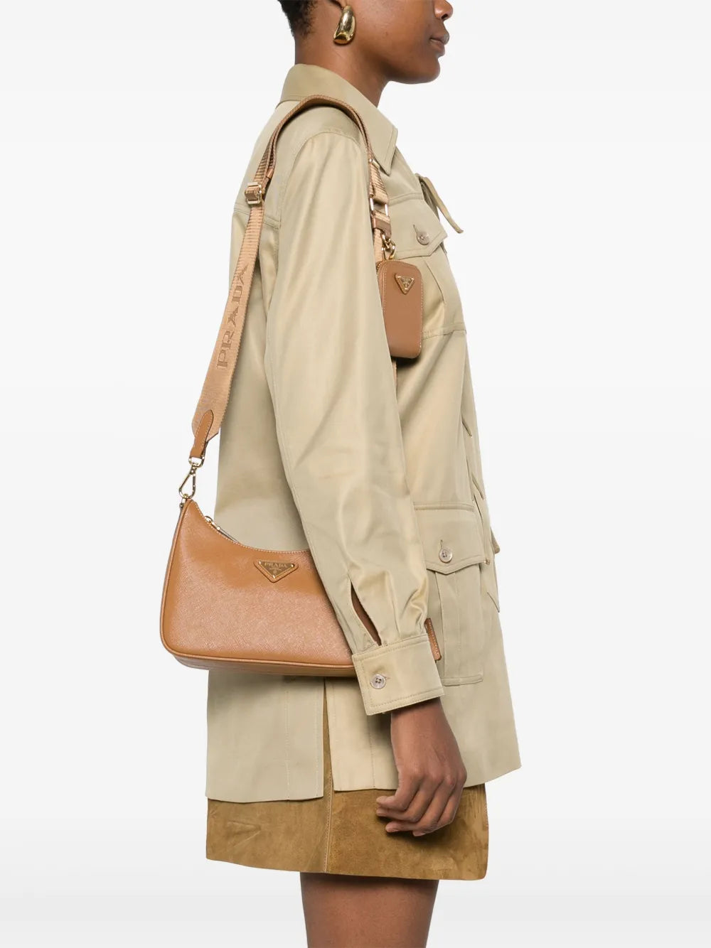 Prada Re Edition 2005 Leather Shoulder Bag — Same as shown — Size One Size — Side View