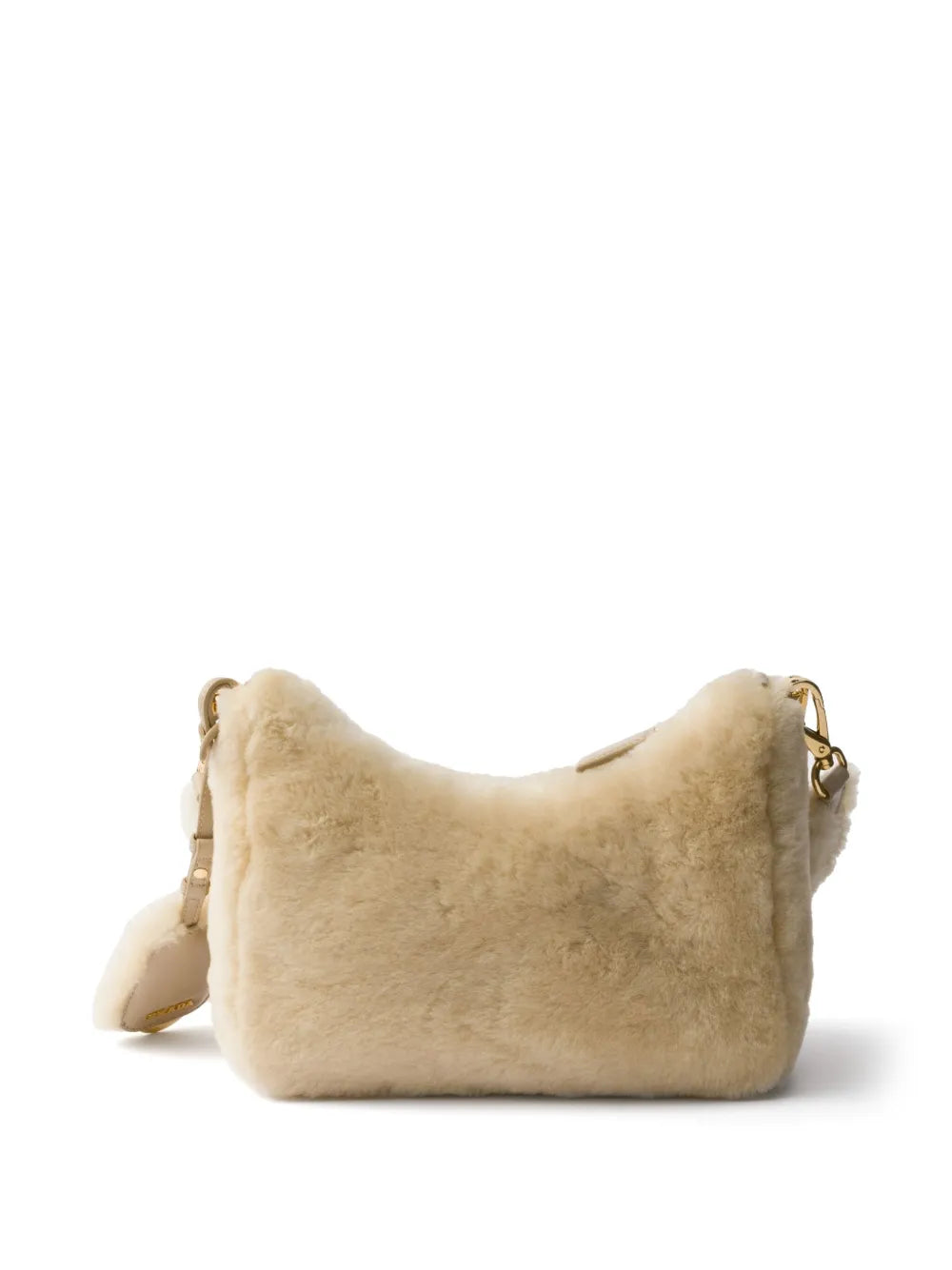 Prada Re Edition Shearling Mini Bag — Same as shown — Size One Size — Side View
