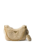 Prada Re Edition Shearling Mini Bag — Same as shown — Size One Size — Front View