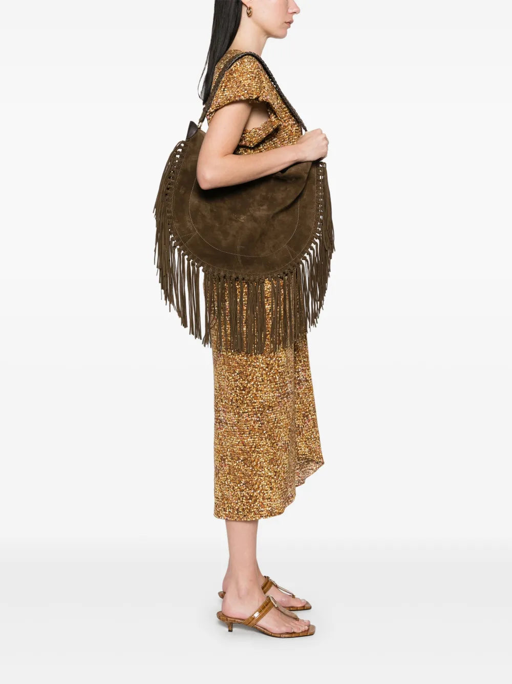 Isabel Marant Oskan Soft Hobo Bag — Same as shown — Size One Size — Side View