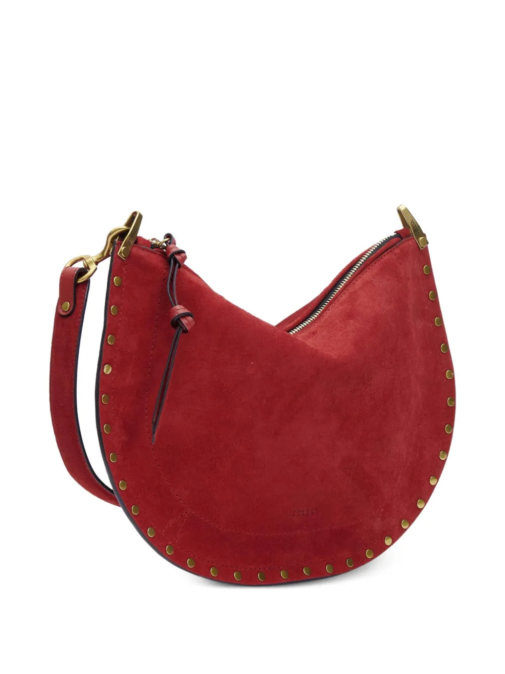 Isabel Marant Oskan Soft Zip Shoulder Bag — Same as shown — Size One Size — Back View