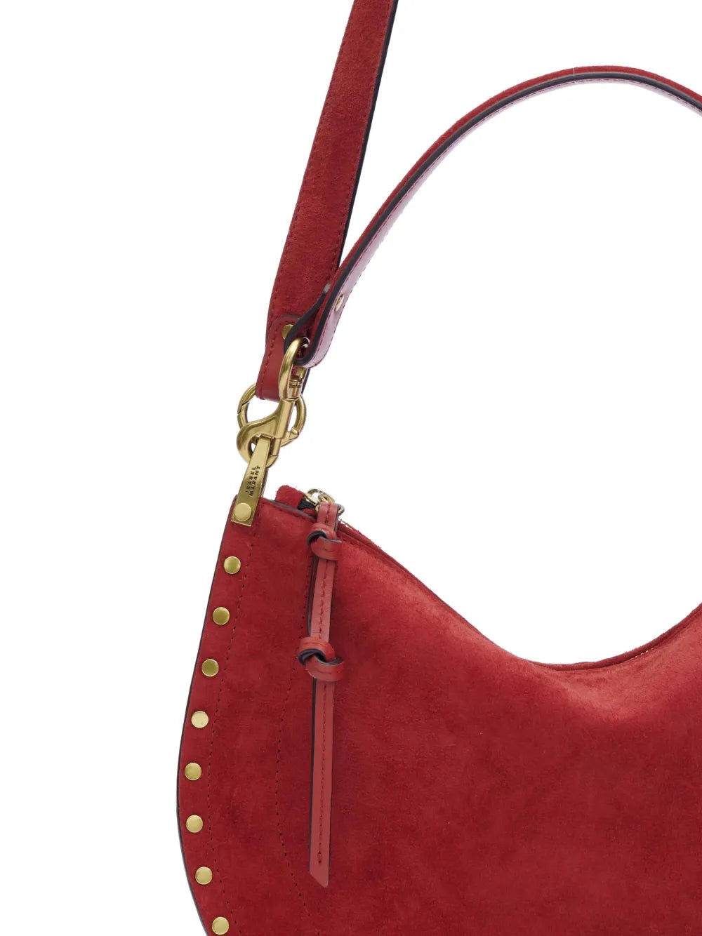 Isabel Marant Oskan Soft Zip Shoulder Bag — Same as shown — Size One Size — Top View
