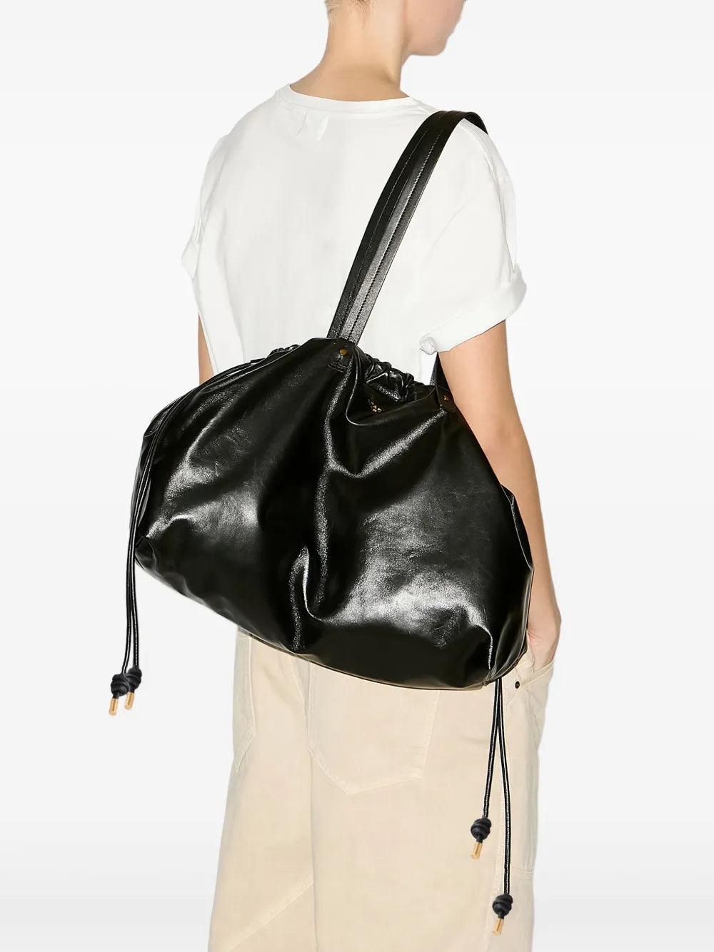 Isabel Marant Silven Ew Shoulder Bag — Same as shown — Size One Size — Side View