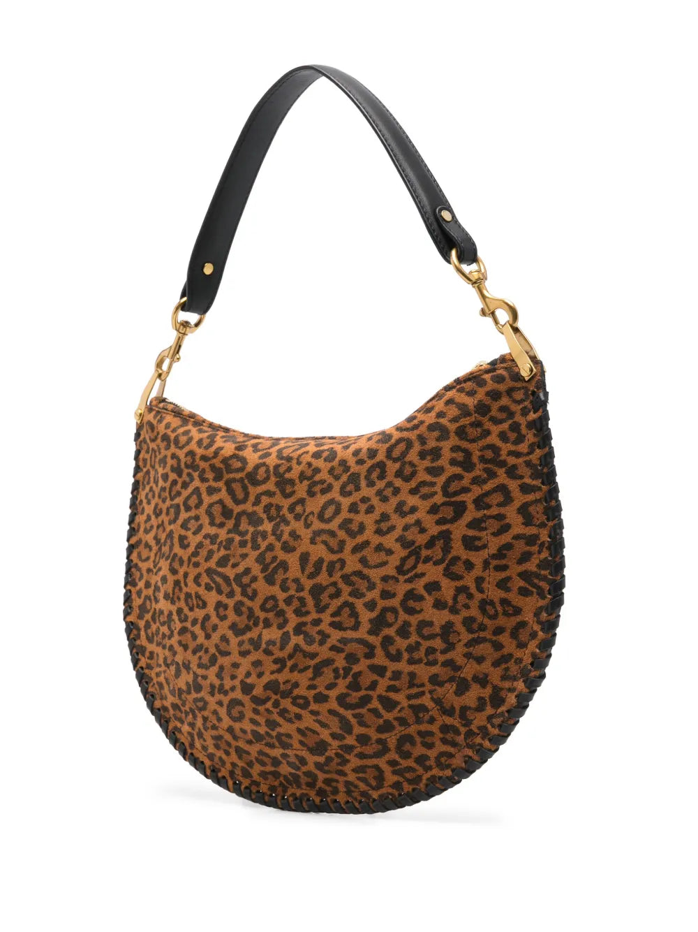 Isabel Marant Oskan Soft Zip Shoulder Bag — Same as shown — Size One Size — Back View
