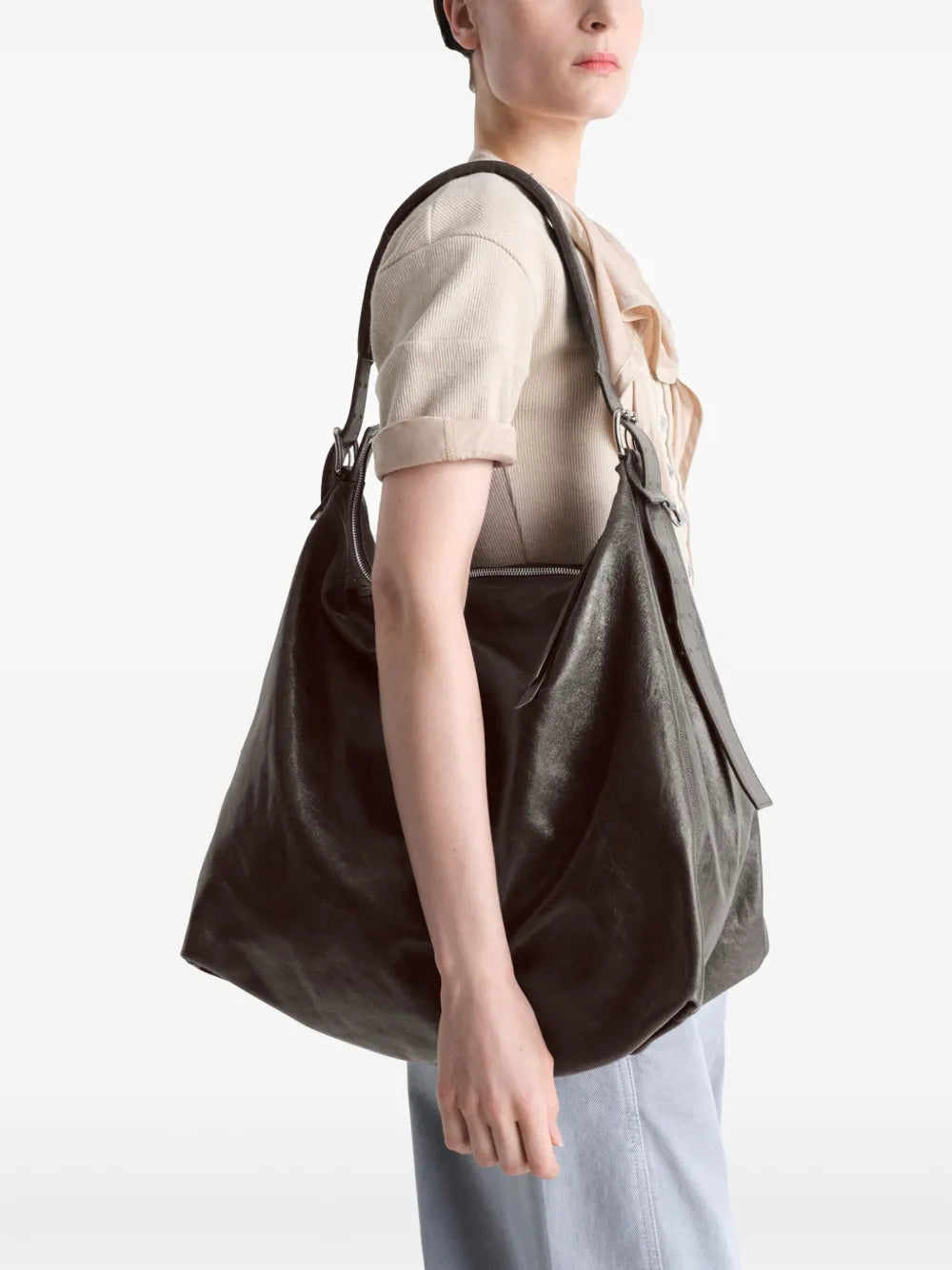 Lemaire Belted Shoulder Bag — Same as shown — Size One Size — Side View