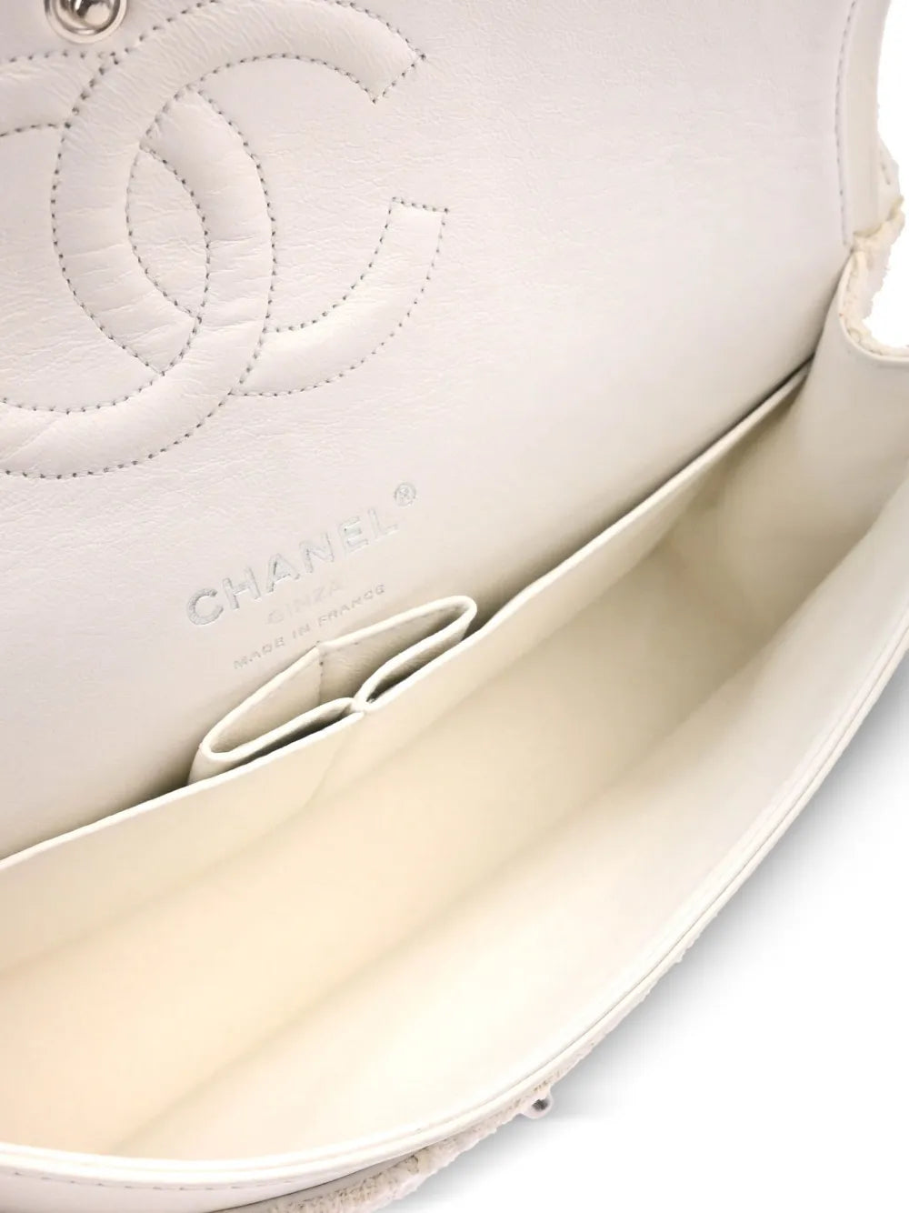 Chanel Pre Owned 2005 Medium Double Flap Shoulder Bag — Same as shown — Size One Size — Top View