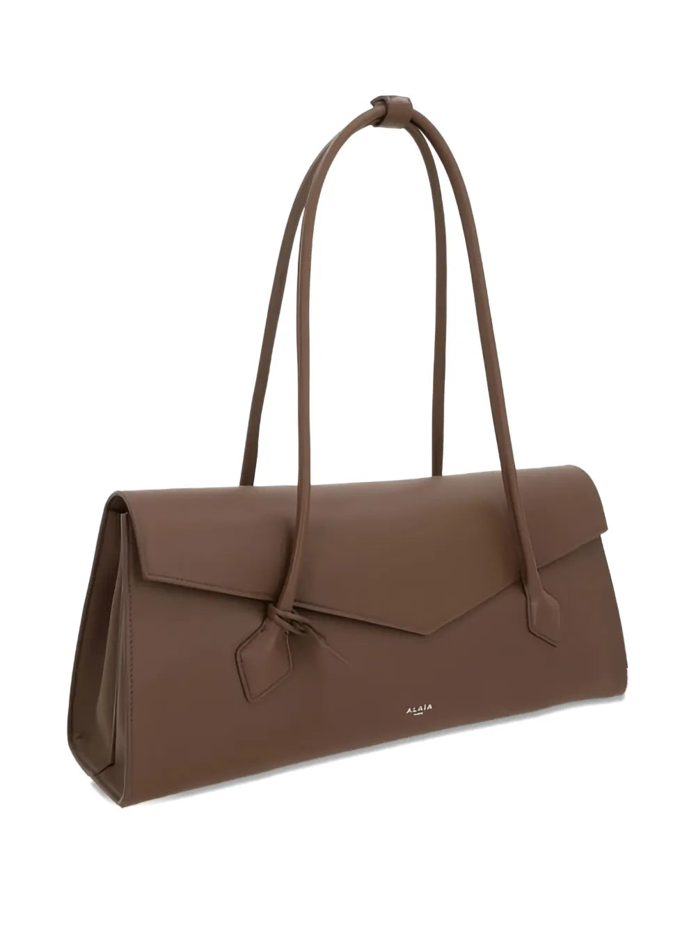 Alaia Le Teckel Flap Detail Leather Shoulder Bag — Same as shown — Size One Size — Back View