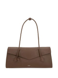 Alaia Le Teckel Flap Detail Leather Shoulder Bag — Same as shown — Size One Size — Front View